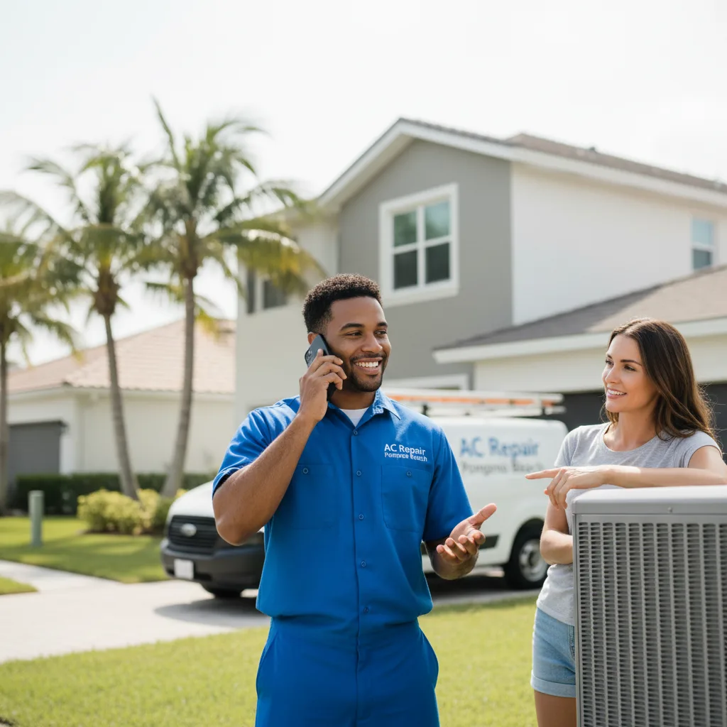 AC Repair Pompano Beach customer support in Ganado